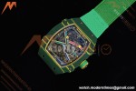 Richard Mille - RM67-02 Custom Made Wayde van Niekerk Green NTPT FC/NY Grn/Blk Skeleton VAF CRMA7 | Richard Mille - RM67-02 맞춤 제작 Wayde van Niekerk 그린 NTPT FC/NY Grn/Blk 스켈레톤 VAF CRMA7