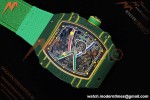 Richard Mille - RM67-02 Custom Made Wayde van Niekerk Green NTPT FC/NY Grn/Blk Skeleton VAF CRMA7 | Richard Mille - RM67-02 맞춤 제작 Wayde van Niekerk 그린 NTPT FC/NY Grn/Blk 스켈레톤 VAF CRMA7