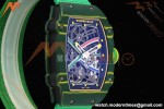 Richard Mille - RM67-02 Custom Made Wayde van Niekerk Green NTPT FC/NY Grn/Blk Skeleton VAF CRMA7 | Richard Mille - RM67-02 맞춤 제작 Wayde van Niekerk 그린 NTPT FC/NY Grn/Blk 스켈레톤 VAF CRMA7