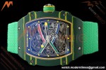 Richard Mille - RM67-02 Custom Made Wayde van Niekerk Green NTPT FC/NY Grn/Blk Skeleton VAF CRMA7 | Richard Mille - RM67-02 맞춤 제작 Wayde van Niekerk 그린 NTPT FC/NY Grn/Blk 스켈레톤 VAF CRMA7