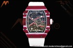 Richard Mille - RM67-02 Custom Made Mutaz Barshim Red NTPT FC/NY Red/Blk Skeleton VAF CRMA7