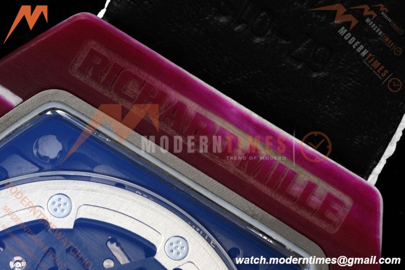 Richard Mille - RM67-02 Custom Made Mutaz Barshim Red NTPT FC/NY Red/Blk Skeleton VAF CRMA7