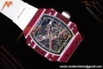 Richard Mille - RM67-02 Custom Made Mutaz Barshim Red NTPT FC/NY Red/Blk Skeleton VAF CRMA7