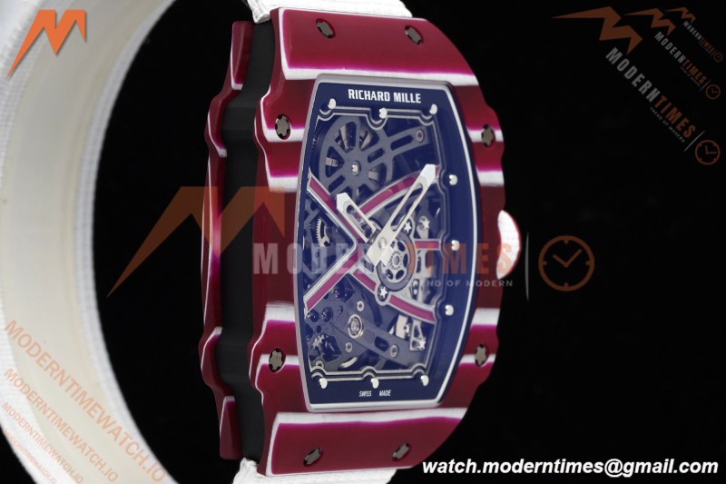 Richard Mille - RM67-02 Custom Made Mutaz Barshim Red NTPT FC/NY Red/Blk Skeleton VAF CRMA7