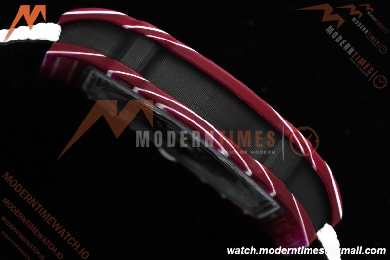 Richard Mille - RM67-02 Custom Made Mutaz Barshim Red NTPT FC/NY Red/Blk Skeleton VAF CRMA7