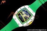 Richard Mille - RM061 Yohan Blake White Ceramic Grn/Yelw/Grn Skeleton APSF RMUL2