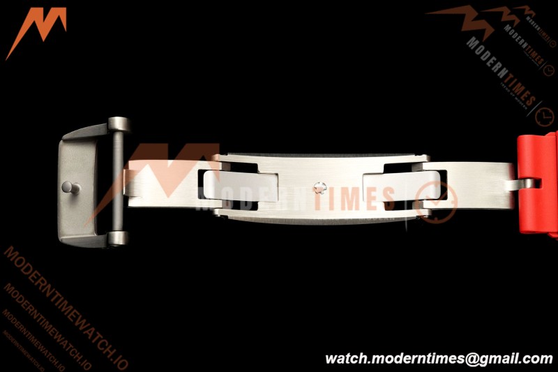 Richard Mille - RM35-02 Custom Made Black NTPT FC/RU Red/Blk Skeleton VPF RMAL1 Free Sprung