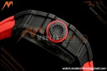 Richard Mille - RM35-02 Custom Made Black NTPT FC/RU Red/Blk Skeleton VPF RMAL1 Free Sprung