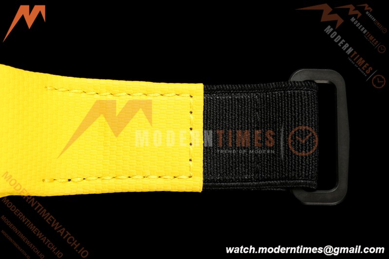 Richard Mille - RM88 Smiley Black Ceramic Velcro Yellow Nylon Strap Skeleton Dial RMF Tourbillon