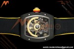 Richard Mille - RM88 Smiley Black Ceramic Velcro Yellow Nylon Strap Skeleton Dial RMF Tourbillon