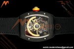 Richard Mille - RM88 Smiley Black Ceramic Velcro Black Nylon Strap Skeleton Dial RMF Tourbillon