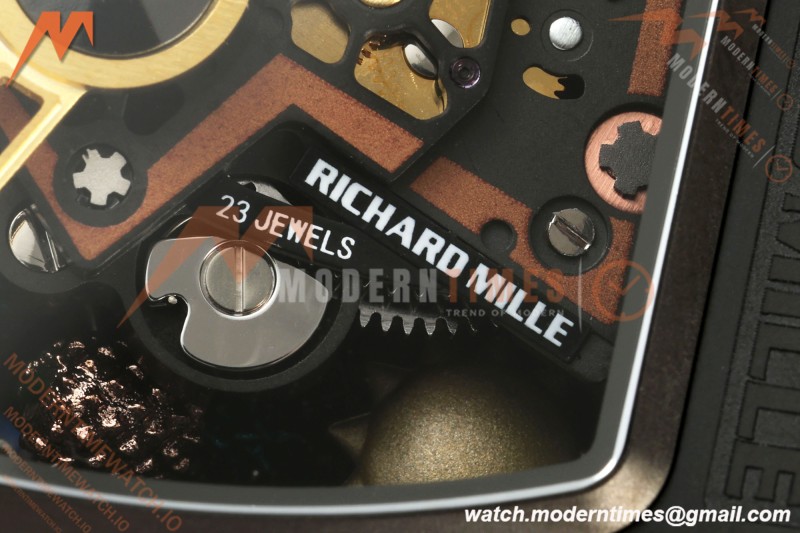 Richard Mille - RM88 Smiley Black Ceramic Velcro Black Nylon Strap Skeleton Dial RMF Tourbillon