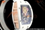 Richard Mille - RM88 Smiley White Ceramic Velcro White Nylon Strap Skeleton Dial RMF Tourbillon
