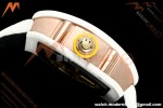 Richard Mille - RM88 Smiley White Ceramic Velcro White Nylon Strap Skeleton Dial RMF Tourbillon