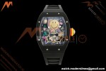 Richard Mille - RM88 Smiley Black Ceramic Black Rubber Strap Skeleton Dial RMF Tourbillon