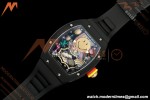 Richard Mille - RM88 Smiley Black Ceramic Black Rubber Strap Skeleton Dial RMF Tourbillon