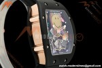Richard Mille - RM88 Smiley Black Ceramic Black Rubber Strap Skeleton Dial RMF Tourbillon