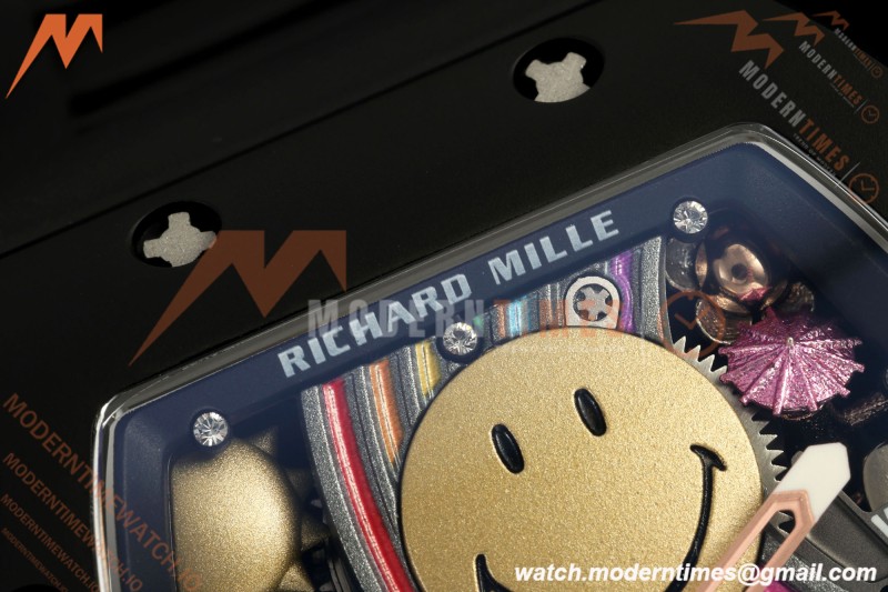 Richard Mille - RM88 Smiley Black Ceramic Black Rubber Strap Skeleton Dial RMF Tourbillon