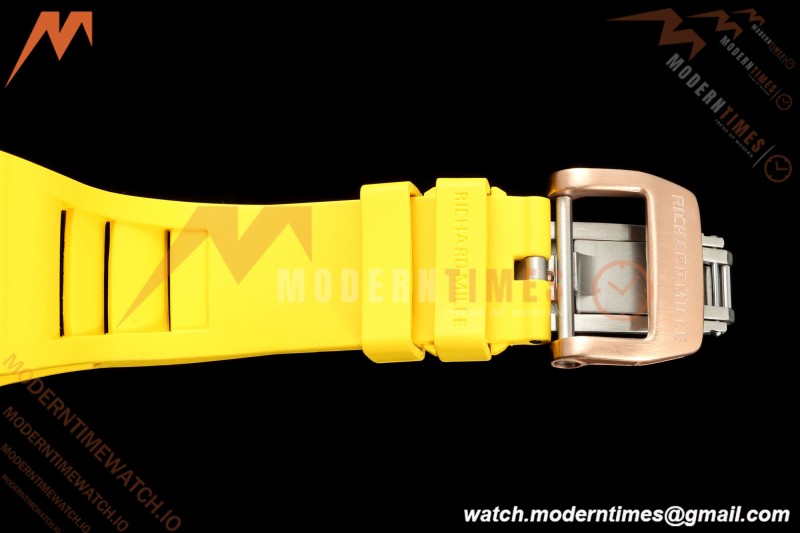 Richard Mille - RM88 Smiley Black Ceramic Yellow Rubber Strap Skeleton Dial RMF Tourbillon