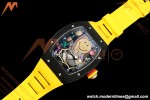 Richard Mille - RM88 Smiley Black Ceramic Yellow Rubber Strap Skeleton Dial RMF Tourbillon