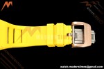 Richard Mille - RM88 Smiley White Ceramic Yellow Rubber Strap Skeleton Dial RMF Tourbillon | 리차드 밀 - RM88 스마일리 화이트 세라믹 옐로우 러버 스트랩 스켈레톤 다이얼 RMF 투르비용