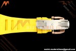 Richard Mille - RM88 Smiley White Ceramic Yellow Rubber Strap Skeleton Dial RMF Tourbillon | 리차드 밀 - RM88 스마일리 화이트 세라믹 옐로우 러버 스트랩 스켈레톤 다이얼 RMF 투르비용