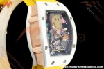 Richard Mille - RM88 Smiley White Ceramic Yellow Rubber Strap Skeleton Dial RMF Tourbillon | 리차드 밀 - RM88 스마일리 화이트 세라믹 옐로우 러버 스트랩 스켈레톤 다이얼 RMF 투르비용