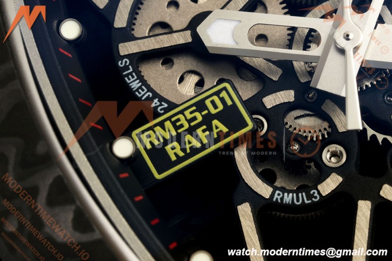 Richard Mille - RM35-01 Rafael Nadal Blk/Grey/Blk NTPT M1F RMUL3