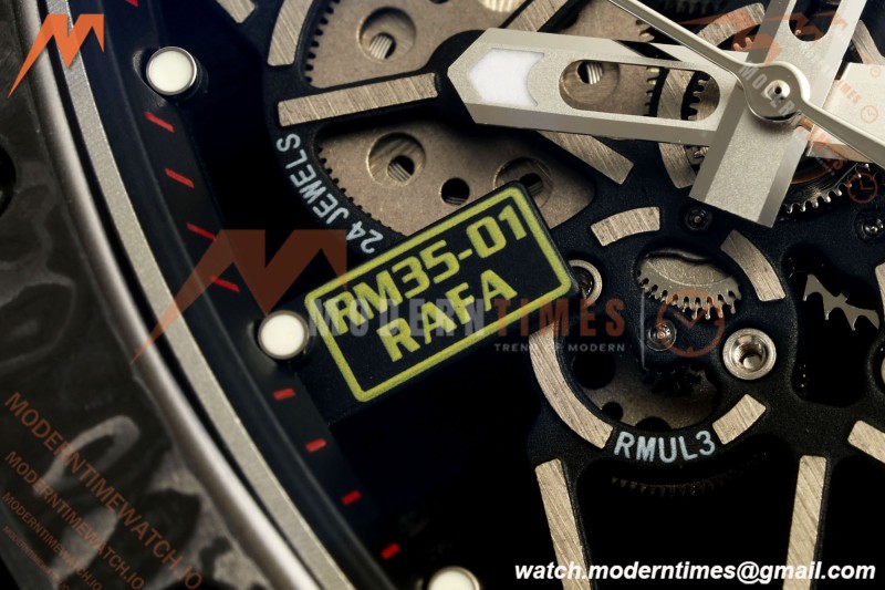 Richard Mille - RM35-01 Rafael Nadal Blk/Wht/Wht NTPT M1F RMUL3
