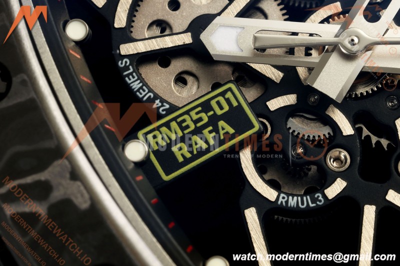 Richard Mille - RM35-01 Rafael Nadal Blk/Red/Red NTPT M1F RMUL3