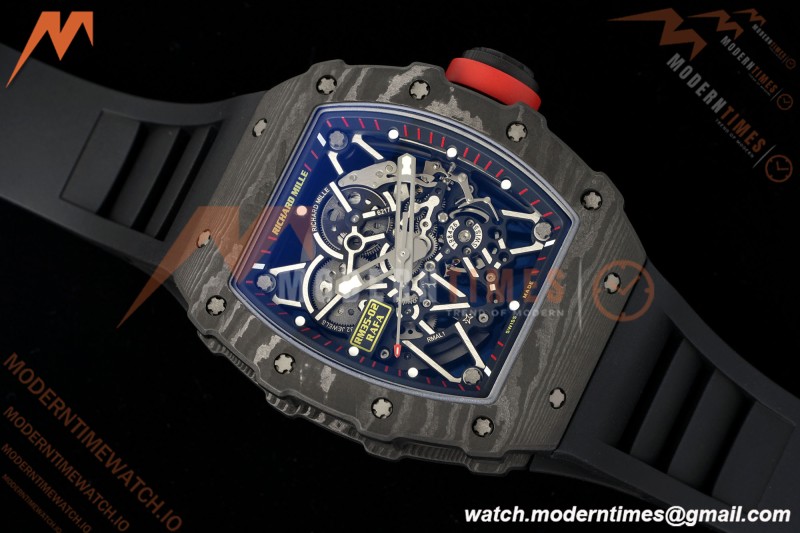 Richard Mille - RM35-02 Rafael Nadal Blk/Blk/Red NTPT Skeleton Dial APSF RMAL1