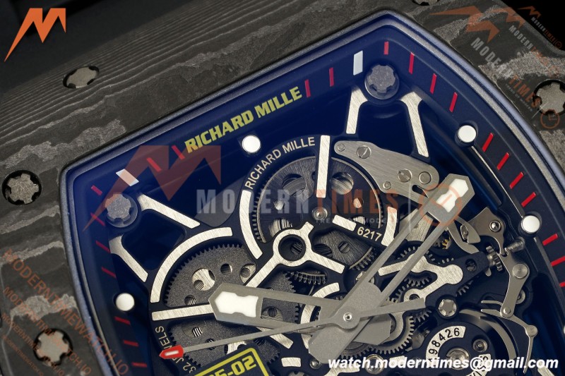Richard Mille - RM35-02 Rafael Nadal Blk/Blk/Red NTPT Skeleton Dial APSF RMAL1