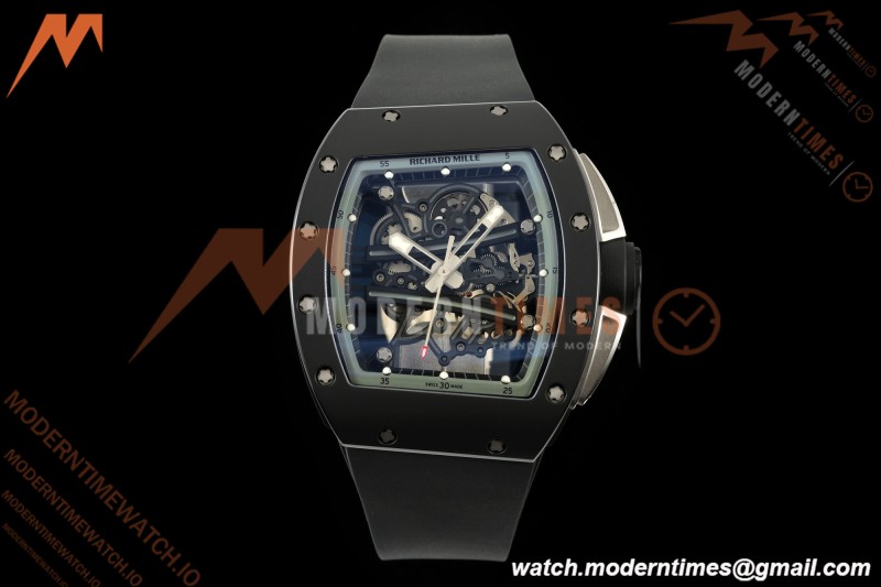Richard Mille - RM061 Yohan Blake Black Ceramic Blk/Gry/Blk Skeleton RF Free Sprung Titanium RMUL2 | 리차드 밀 - RM061 요한 블레이크 블랙 세라믹 블랙/그레이/블랙 스켈레톤 RF 프리 스프링 티타늄 RMUL2
