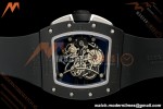 Richard Mille - RM061 Yohan Blake Black Ceramic Blk/Gry/Blk Skeleton RF Free Sprung Titanium RMUL2 | 리차드 밀 - RM061 요한 블레이크 블랙 세라믹 블랙/그레이/블랙 스켈레톤 RF 프리 스프링 티타늄 RMUL2