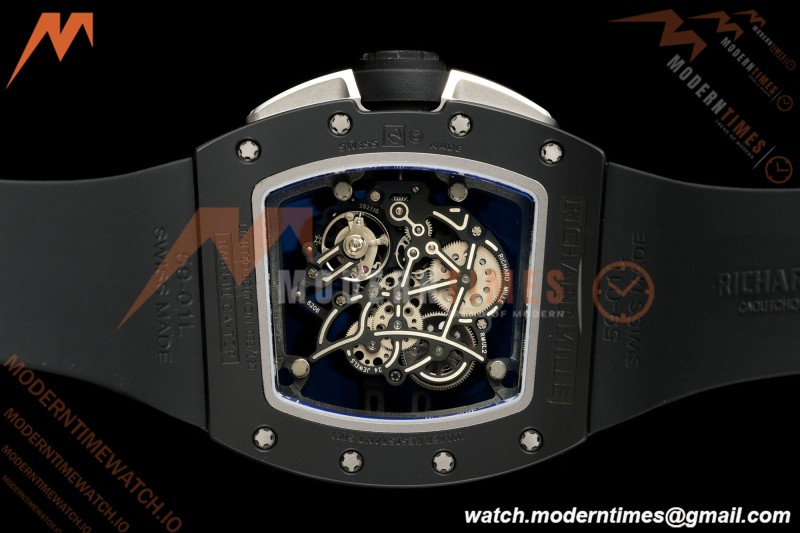 Richard Mille - RM061 Yohan Blake Black Ceramic Blk/Gry/Blk Skeleton RF Free Sprung Titanium RMUL2 | 리차드 밀 - RM061 요한 블레이크 블랙 세라믹 블랙/그레이/블랙 스켈레톤 RF 프리 스프링 티타늄 RMUL2