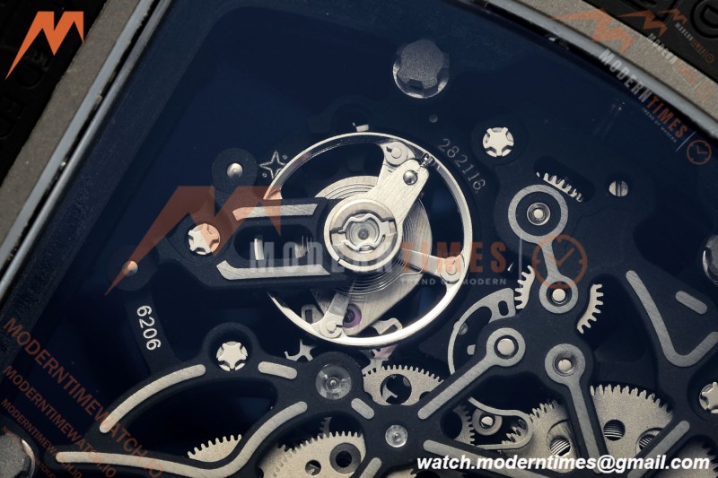 Richard Mille - RM061 Yohan Blake Black Ceramic Blk/Gry/Blk Skeleton RF Free Sprung Titanium RMUL2 | 리차드 밀 - RM061 요한 블레이크 블랙 세라믹 블랙/그레이/블랙 스켈레톤 RF 프리 스프링 티타늄 RMUL2