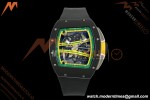 Richard Mille - RM061 Yohan Blake Black Ceramic Blk/Grn/Yelw Skeleton RF Free Sprung Titanium RMUL2