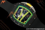 Richard Mille - RM061 Yohan Blake Black Ceramic Blk/Grn/Yelw Skeleton RF Free Sprung Titanium RMUL2
