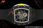 Richard Mille - RM061 Yohan Blake Black Ceramic Blk/Grn/Yelw Skeleton RF Free Sprung Titanium RMUL2
