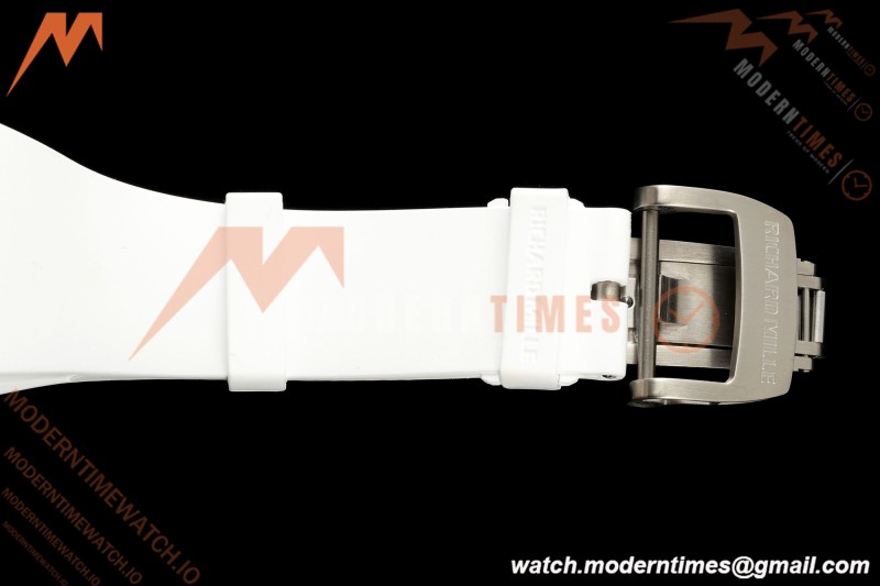 Richard Mille - RM061 Asian Limited Edition White Ceramic Wht/Grn/Yelw Skeleton RF Free Sprung Titanium RMUL2 | 리차드 밀 - RM061 아시아 한정판 화이트 세라믹 화이트/그린/옐로우 스켈레톤 RF 프리 스프링 티타늄 RMUL2