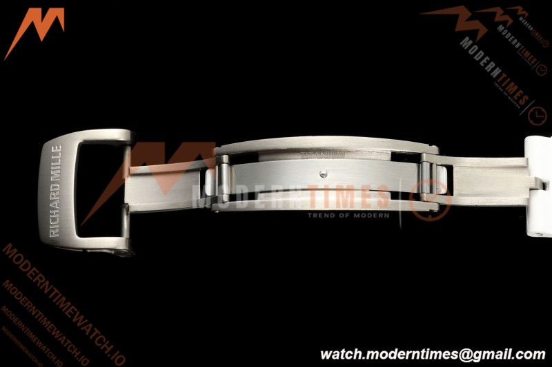 Richard Mille - RM061 Asian Limited Edition White Ceramic Wht/Grn/Yelw Skeleton RF Free Sprung Titanium RMUL2 | 리차드 밀 - RM061 아시아 한정판 화이트 세라믹 화이트/그린/옐로우 스켈레톤 RF 프리 스프링 티타늄 RMUL2