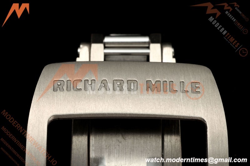 Richard Mille - RM35-02 Custom Made Black NTPT MOD Case FC/RU Red/Blk Skeleton VAF RMAL1 Free Sprung