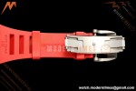 Richard Mille - RM35-02 Custom Made Black NTPT MOD Case FC/RU Red/Blk Skeleton VAF RMAL1 Free Sprung
