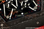 Richard Mille - RM35-02 Custom Made Black NTPT MOD Case FC/RU Red/Blk Skeleton VAF RMAL1 Free Sprung