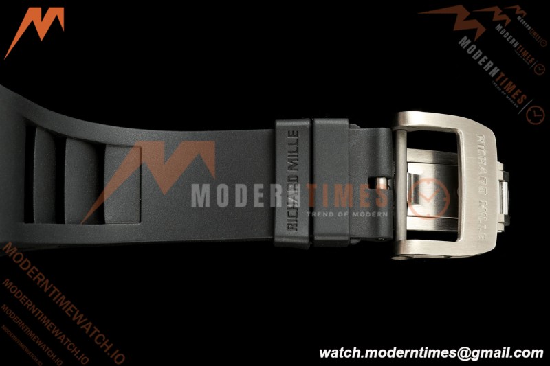 Richard Mille - RM35-02 Custom Made Black NTPT MOD Case FC/RU Blk/Blk Skeleton VAF RMAL1 Free Sprung | Richard Mille - RM35-02 맞춤 제작 블랙 NTPT MOD 케이스 FC/RU 블랙/블랙 스켈레톤 VAF RMAL1 프리 스프링