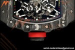 Richard Mille - RM35-02 Custom Made Black NTPT MOD Case FC/RU Blk/Blk Skeleton VAF RMAL1 Free Sprung | Richard Mille - RM35-02 맞춤 제작 블랙 NTPT MOD 케이스 FC/RU 블랙/블랙 스켈레톤 VAF RMAL1 프리 스프링