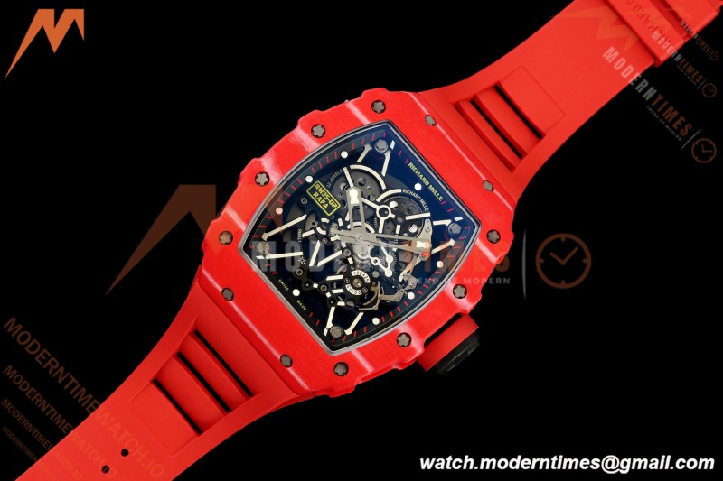 Richard Mille - RM35-02 Rafael Nadal Red/Red NTPT Skeleton Dial APSF RMAL1