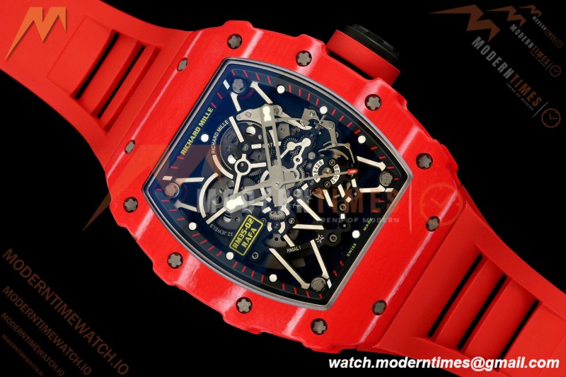 Richard Mille - RM35-02 Rafael Nadal Red/Red NTPT Skeleton Dial APSF RMAL1