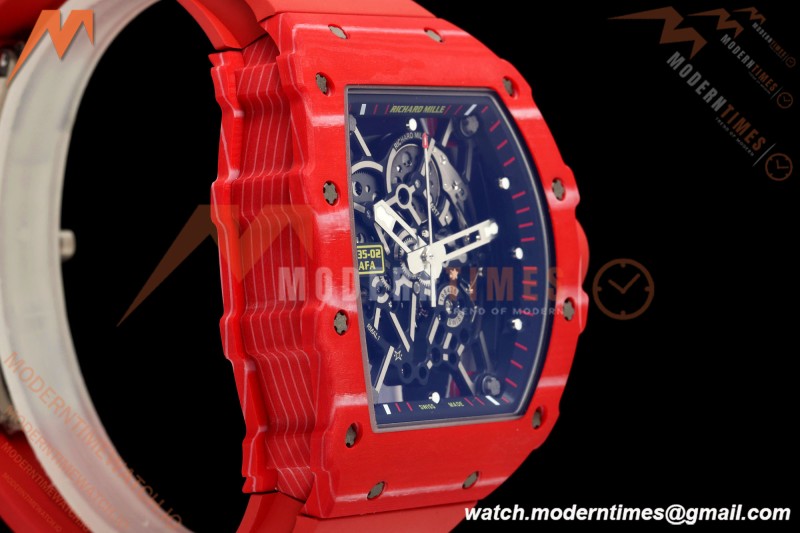 Richard Mille - RM35-02 Rafael Nadal Red/Red NTPT Skeleton Dial APSF RMAL1