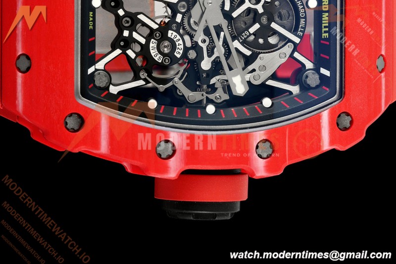 Richard Mille - RM35-02 Rafael Nadal Red/Red NTPT Skeleton Dial APSF V2 RMAL1 Free Sprung